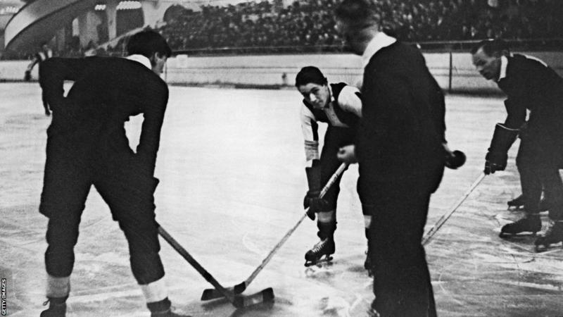 Jewish ice hockey player who played for and overcame Nazi Germany