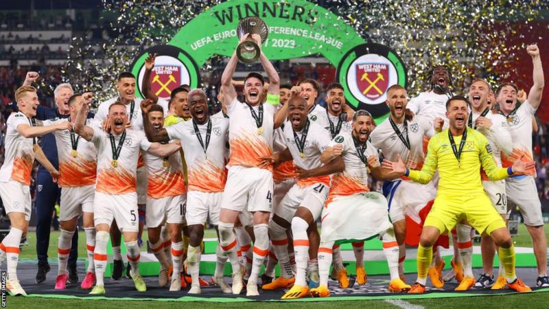 “Moments the club and David Moyes will never forget” after West Ham’s Europa League triumph.